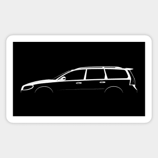 Volvo V70 R-Design (2008) Silhouette Sticker